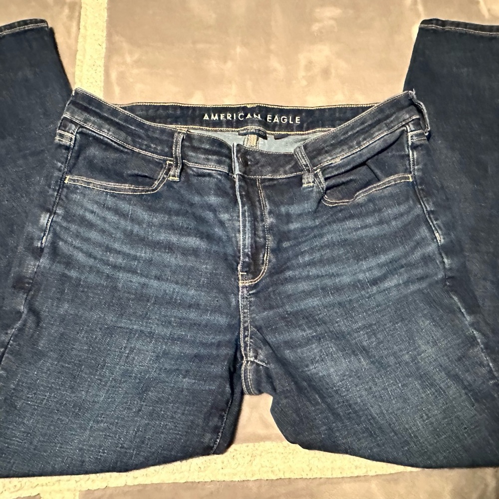 American Eagle Outfitters Dark Blue Skinny Jeans